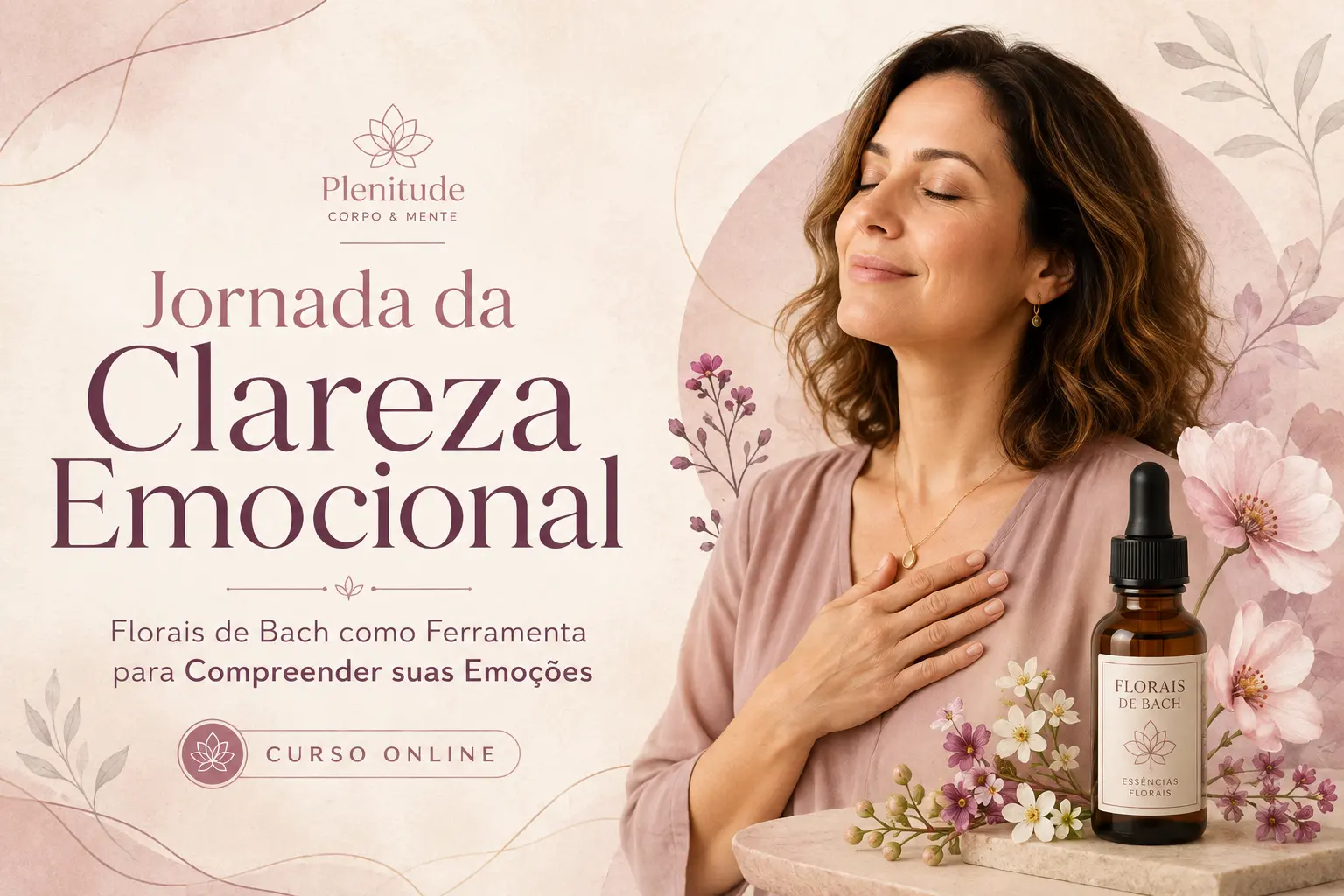 Jornada da Clareza Emocional - Florais de Bach como Ferramenta para Compreender suas Emoções